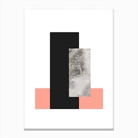Abstract Marble Affiche Canvas Print