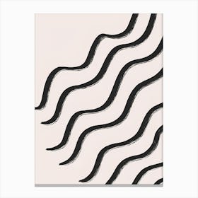 Wavy Lines 1 Canvas Print