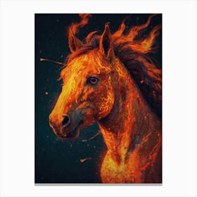 Fire Horse 5 Canvas Print