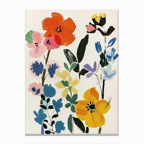Painted Florals Snapdragon 2 Canvas Print
