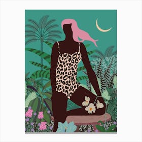 Jungle Goddess Canvas Print