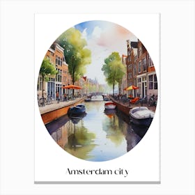 Summer in Amsterdam. 3 1 Canvas Print