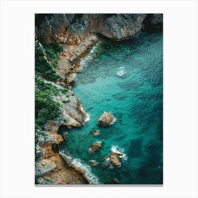 Aerial View Of The Sea Canvas Print