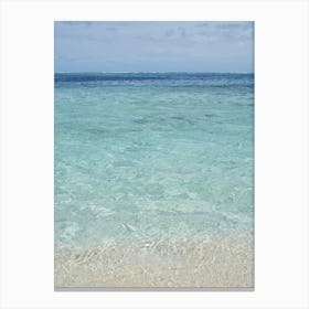 Clear Water In Mauritius Canvas Print