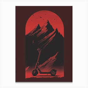 Scooter Canvas Print