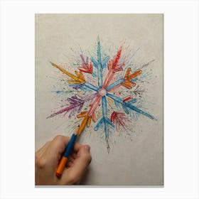 Snowflake 1 Canvas Print