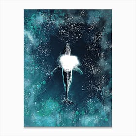 Whale Spout Canvas Print