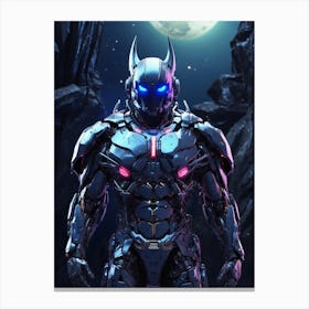 Bat In Cyborg Body #2 Canvas Print