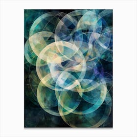 Abstract Circles 126 Canvas Print