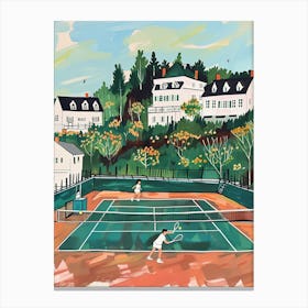 Country Tennis Club Canvas Print