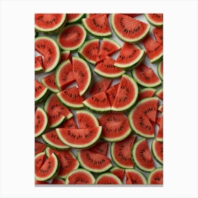 Watermelon Slices Canvas Print