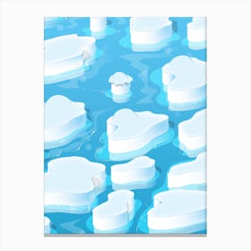 Arctic Ice Berg Canvas Print