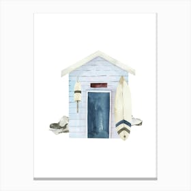 Beach House 1 Canvas Print