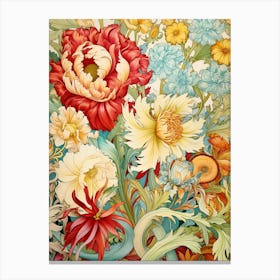 Floral Wallpaper 33 Canvas Print