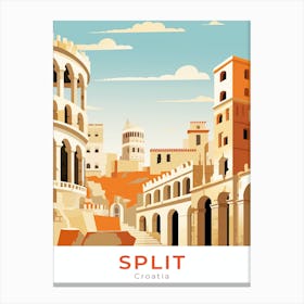 Croatia Split Travel Canvas Print