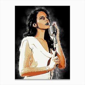 Art Of Lana Del Rey Canvas Print