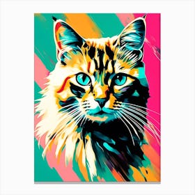 Cat Watcher Canvas Print