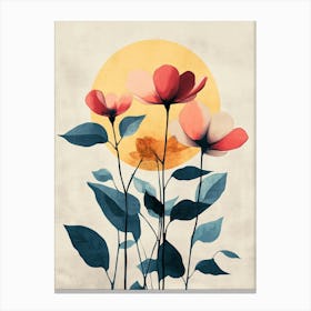 Flowers In The Sun Canvas Print