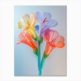 Dreamy Inflatable Flowers Peacock Flower 3 Canvas Print