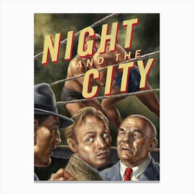 Night And The City (1950) Canvas Print