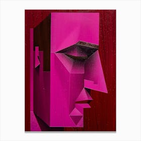 Abstract Portrait Of A Man 15 Canvas Print