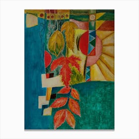Wall Art, Beautiful Autumnal Vibrant Abstract Expressions  Canvas Print