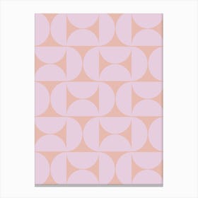 Mid Century Modern Lilac Canvas Print