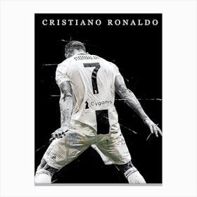 Cristiano Ronaldo Juventus 1 Canvas Print