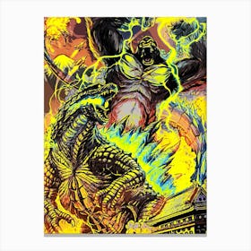 godzilla 10 Canvas Print