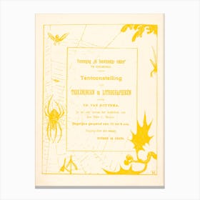 Invitation With Spin (In Or Before 189), Theo Van Hoytema Canvas Print