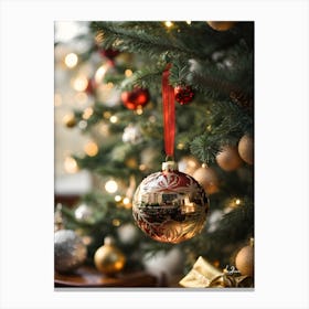 Beautiful Christmas tree Canvas Print