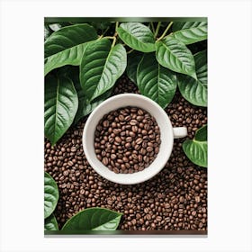 Beans In The Cup Canvas Print