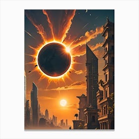 Eclipse Of The Sun Canvas Print