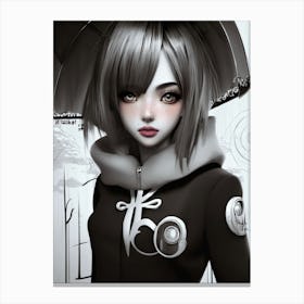 Anime Girl  Canvas Print