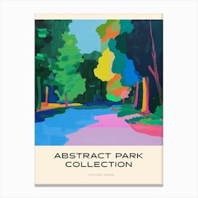 Abstract Park Collection Poster Yoyogi Park Hanoi 1 Canvas Print