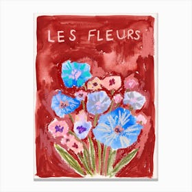 Les Fleurs Canvas Print