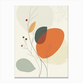 Abstract Leaves Canvas Print Canvas Print