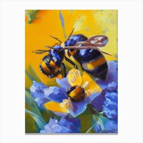 Wax Bees 1 Painting Canvas Print