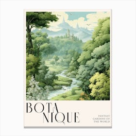Botanique Fantasy Gardens Of The World 22 Canvas Print