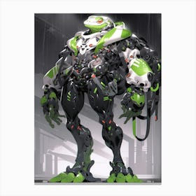 Robot Man Frog Canvas Print