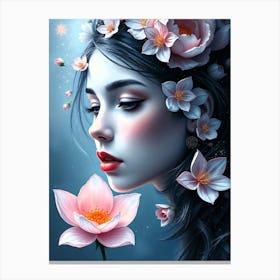 Lotus Flower Canvas Print