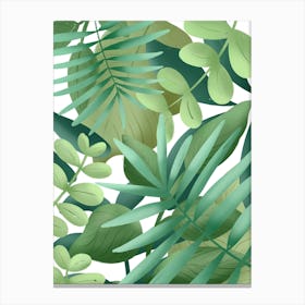Jungle Leaves Canvas Print