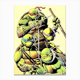 Teenage Mutant Ninja Turtles movie 3 Canvas Print