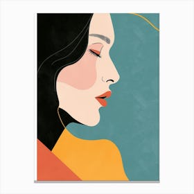 Portrait Of A Woman Canvas Print