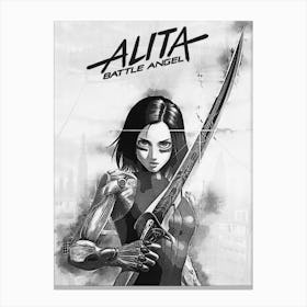 Battle Angel Alita 99 Canvas Print