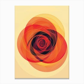 Abstract Rose 1 Canvas Print