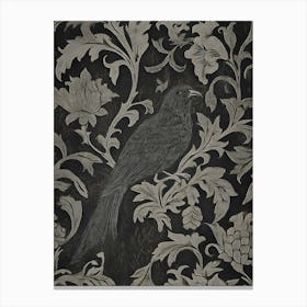 Dark Gothic Crow 2 Canvas Print