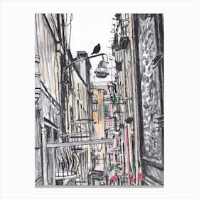 Neapolitan Alleyway Canvas Print