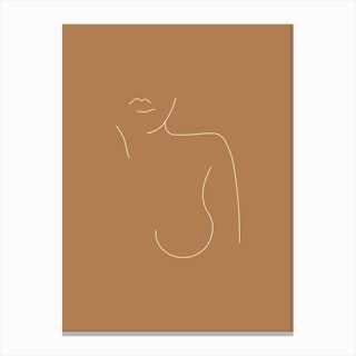 Nude Bronze Canvas Print