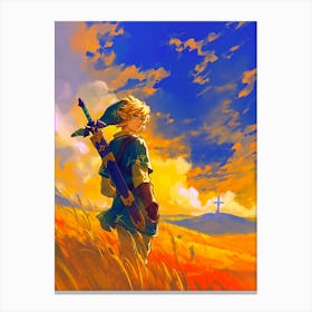 Legend Of Zelda Breath Of The Wild Canvas Print